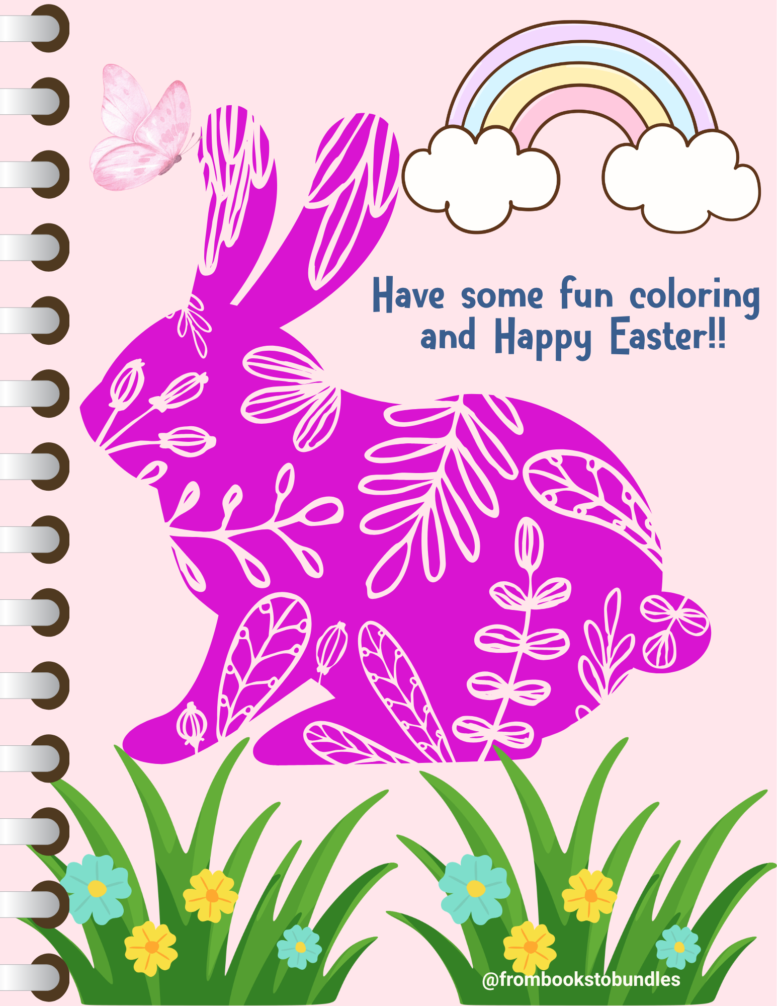 hoppy easter coloring sheets for kids ages 8-12