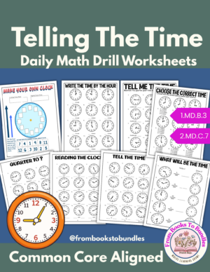 telling time worksheets for grades 1–2