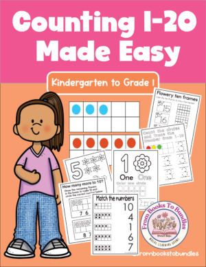 counting from 1 20 worksheets for prek to kindergarten
